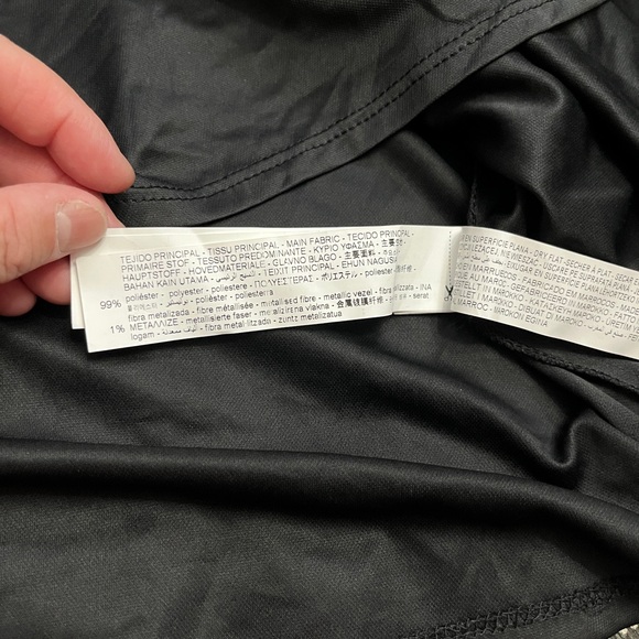 Zara Women's Glitter Chiffon Mini Dress with Vest - Size L - Picture 14 of 15